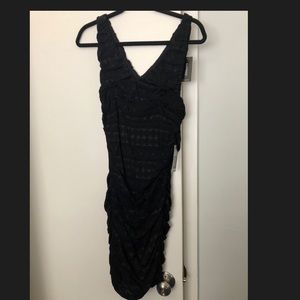 Express black lace dress rouge NWT size Large